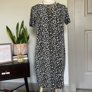 NWT Michael Kors Leopard Pattern Dress